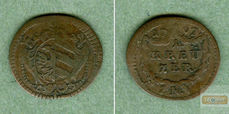 Nürnberg 1 Kreuzer 1797  ss