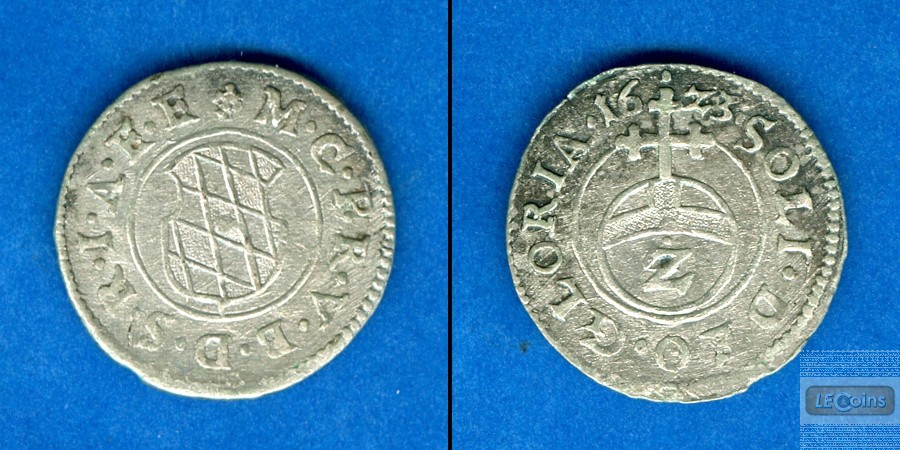 Bayern 2 Kreuzer 1623  ss-vz