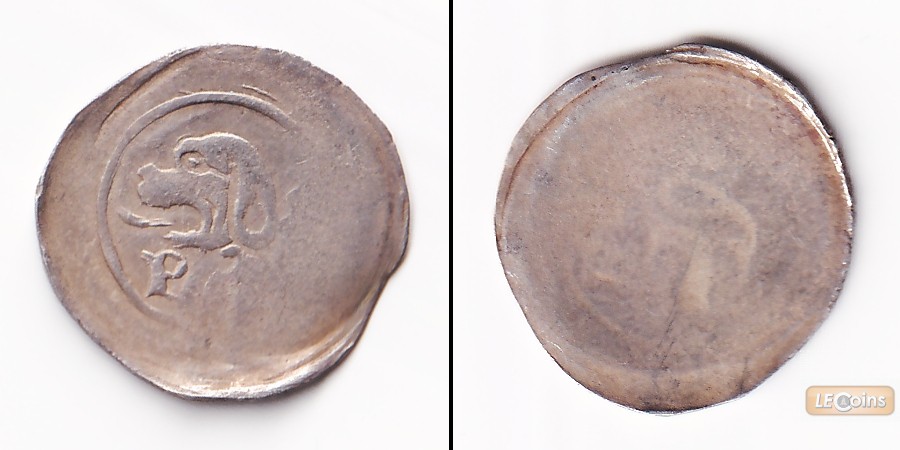 Brandenburg Franken 1 Pfennig o.J.  ss  selten!  [1414-1440]