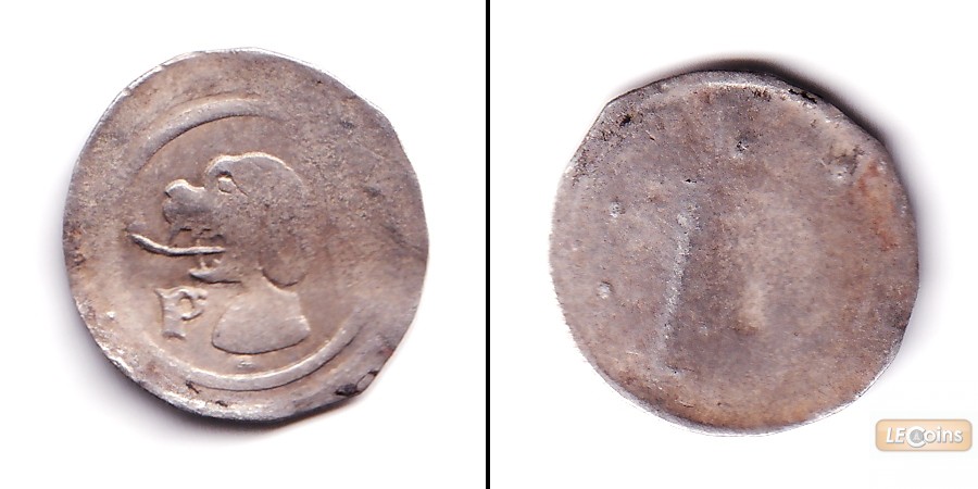 Brandenburg Franken 1 Pfennig o.J.  ss  selten!  [1414-1440]
