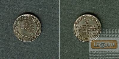 Preussen 1/2 Silber Groschen 1866 A  ss+
