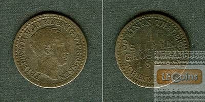 Preussen 1 Silber Groschen 1821 D  ss