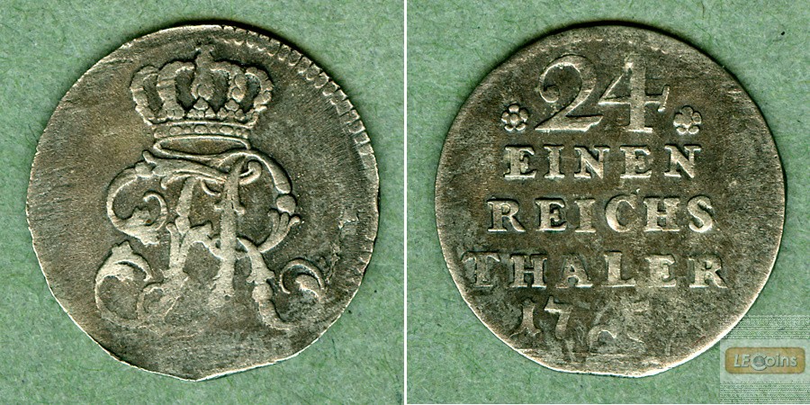 Preussen 1/24 Taler 175x (1754 C)  ss