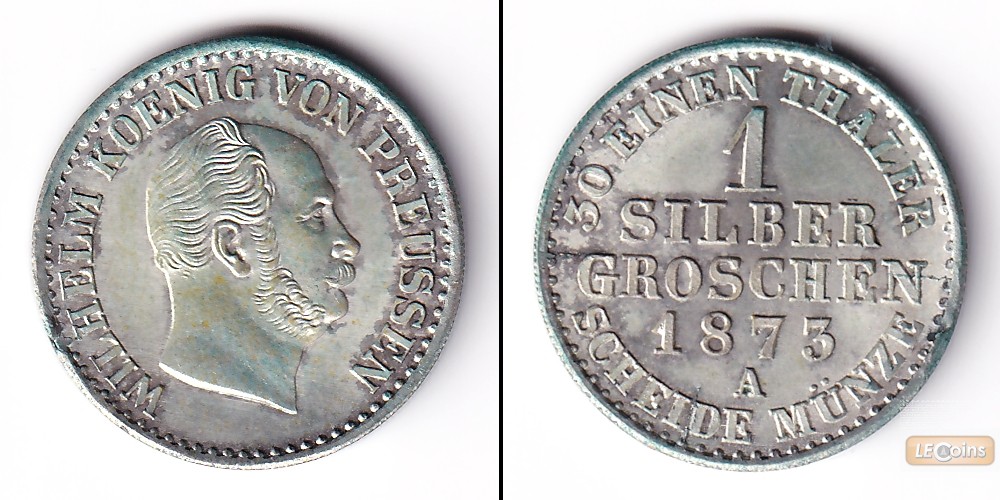 Preussen 1 Silber Groschen 1873 A  ST