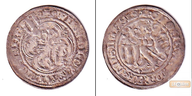 Sachsen Meißen Schildgroschen Freiberg  ss+  selten  [1407-1425]
