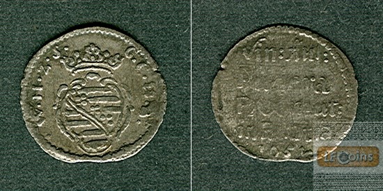 Sachsen Weimar 3 Pfennige / Spruchdreier 1651  ss/s