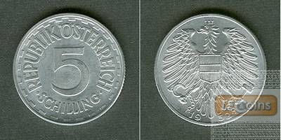 Österreich 5 Schilling 1952  f.st