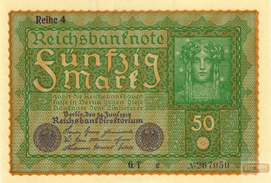 50 MARK 1919  Ro.62d  I