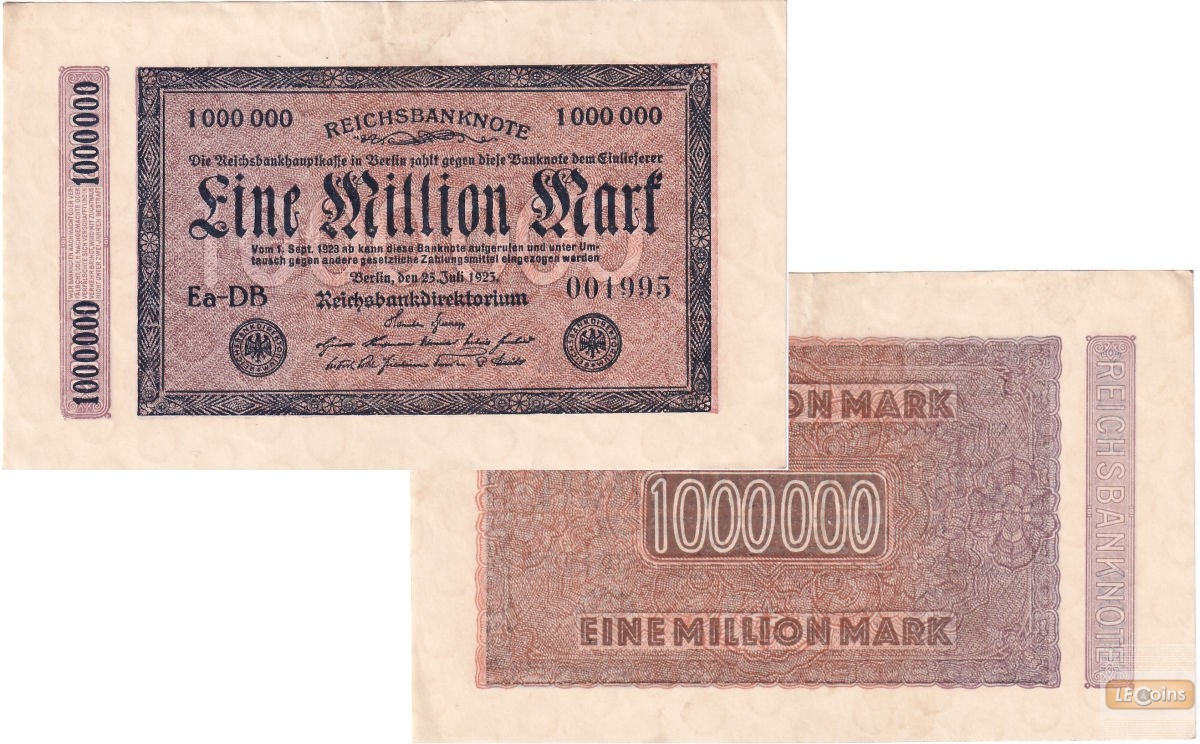 1.000.000 MARK 1923  Ro.93  II