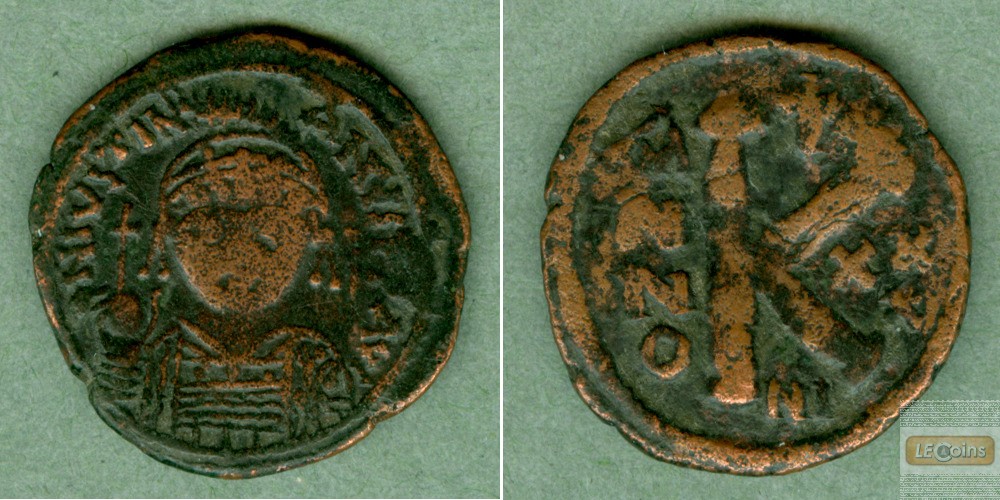 JUSTINIAN I.  Halbfollis  f.ss  selten!  [527-565]