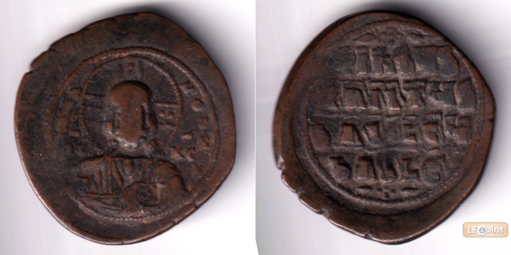 BASIL II. + KONSTANTIN VIII.  Follis  f.ss  [976-1025]