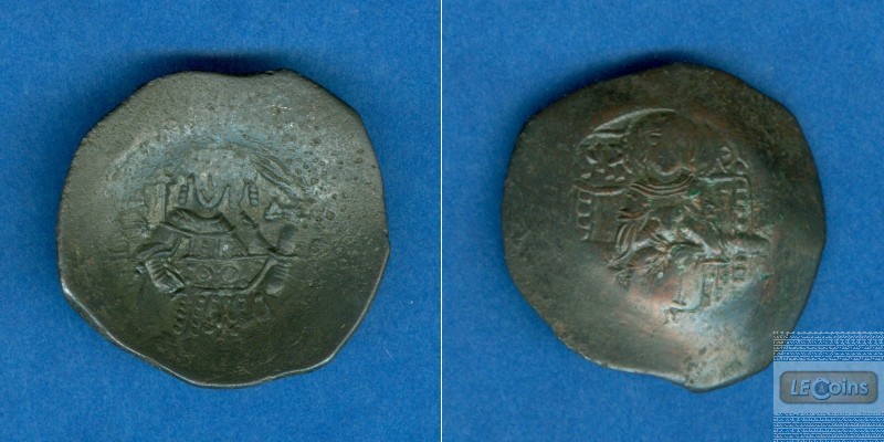 ISAAK II.  Billon Aspron Trachy  ss  [1185-1195]