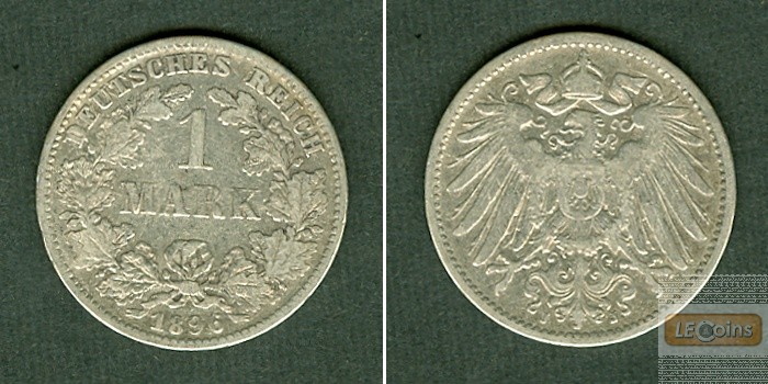Deutsches Reich 1 Mark 1896 J (J.17)  ss-