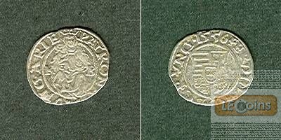 Ungarn Denar 1556 K-B Ferdinand I.  ss+
