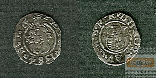 Ungarn Denar 1584 K-B Rudolf II.  ss