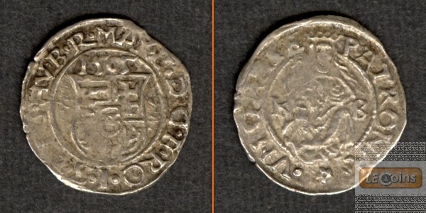 Ungarn Denar 1565 K-B  Maximilian  ss+