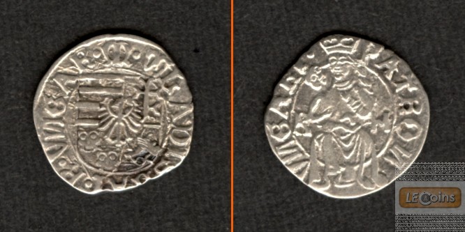 Ungarn Denar o.J. K-H Wladislaw II.  ss-vz  [1500-1502]