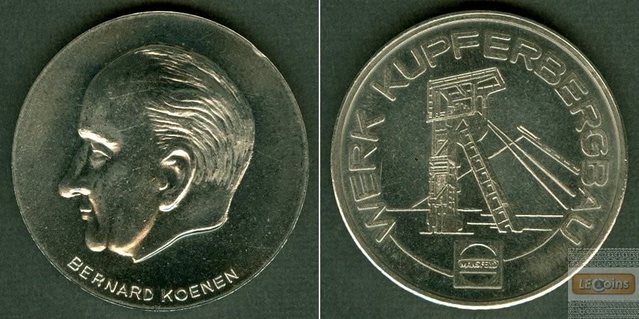 Medaille DEUTSCHLAND Bernard Koenen MANSFELD  vz-stgl.