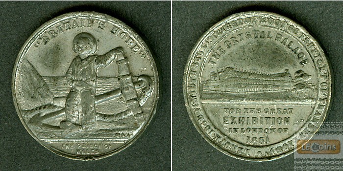 Medaille GROSSBRITANNIEN / GREAT BRITAIN London 1851  ss-vz