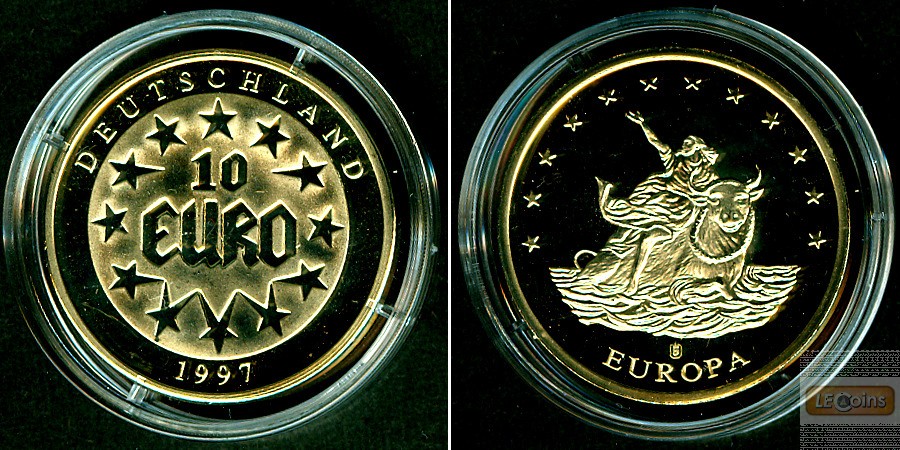 Medaille DEUTSCHLAND 10 EURO 1997  PP