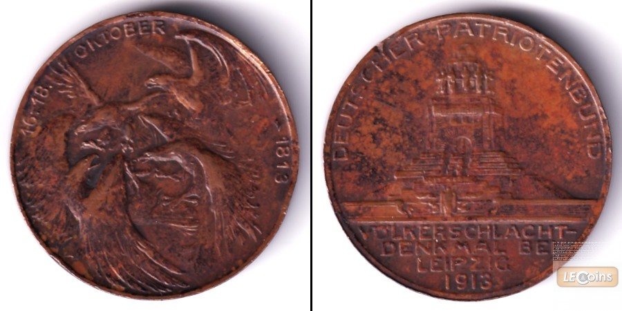 Medaille DEUTSCHES REICH  Patriotenbund  VSD  1913  ss