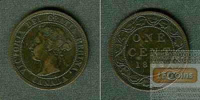 CANADA / KANADA 1 Cent 1898 H  ss+
