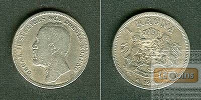 SCHWEDEN 1 Krone 1904  s-ss