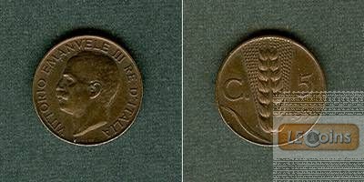 ITALIEN 5 Centesimi 1931 R  stgl.