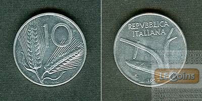 ITALIEN 10 Lire 1952 R  f.stgl.