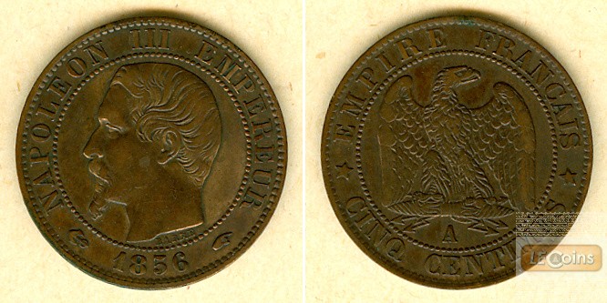 FRANKREICH 5 Centimes 1856 A  ss+