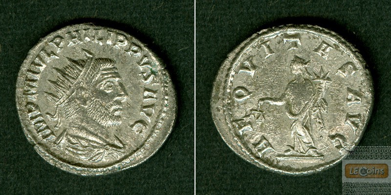 Marcus Julius PHILIPPUS I. Arabs  Antoninian  vz/f.vz  selten  [244-249]