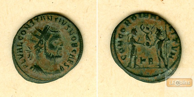 Flavius Valerius CONSTANTIUS I. (Chlorus)  Antoninian  ss+  selten  [295-296]