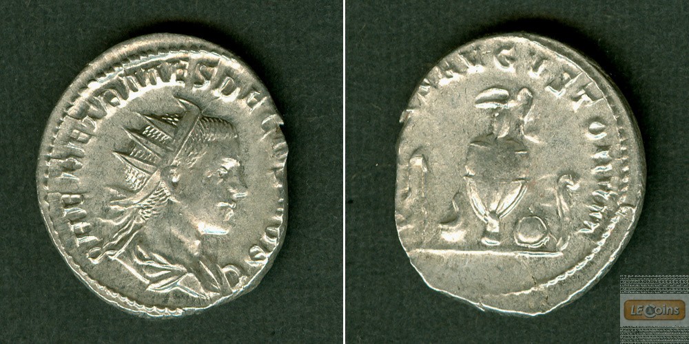 Quintus HERENNIUS ETRUSCUS  Antoninian  selten  f.vz/ss+  [250-251]
