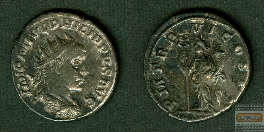 M. Julius Severus PHILIPPUS II. Filius  Antoninian  ss+  selten  [249]
