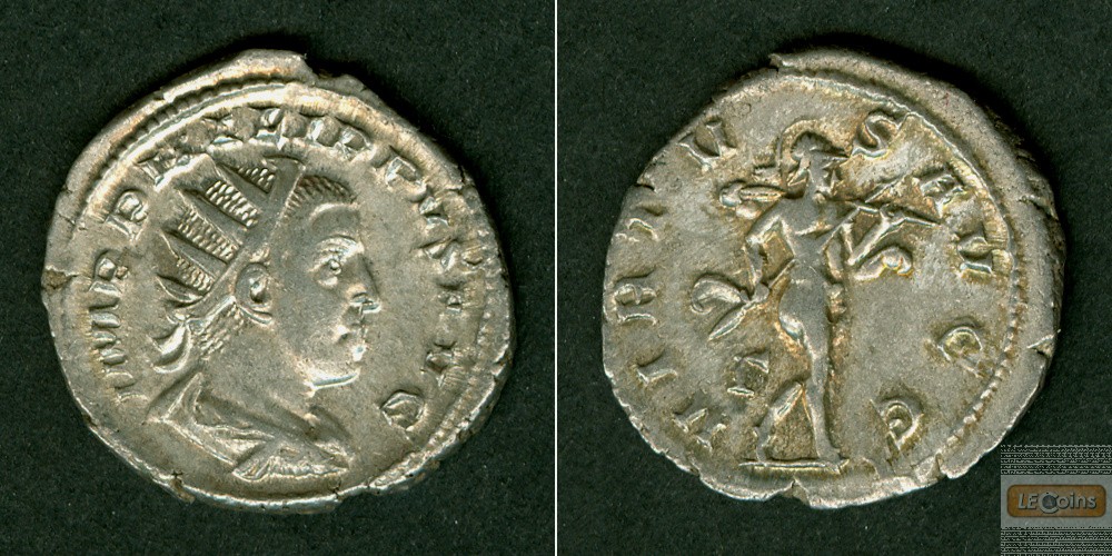 M. Julius Severus PHILIPPUS II. Filius  Antoninian  vz/ss+  selten  [246-248]