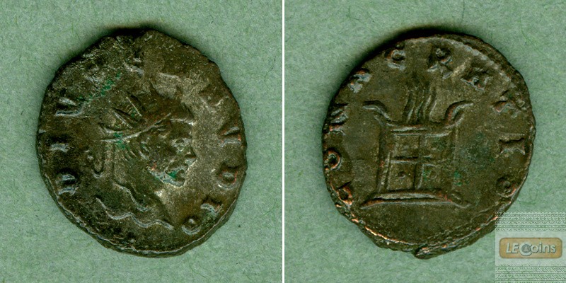 M. Aurelius CLAUDIUS II. GOTHICUS Divus  Antoninian  ss-vz  [268-270]