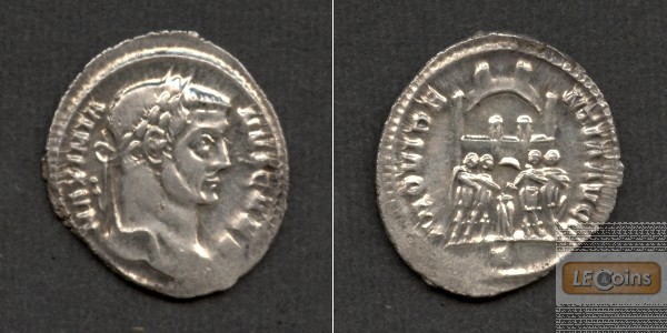 Caius GALERIUS Valerius Maximianus  Silber Argenteus  prfr.!  selten!  [295-297]