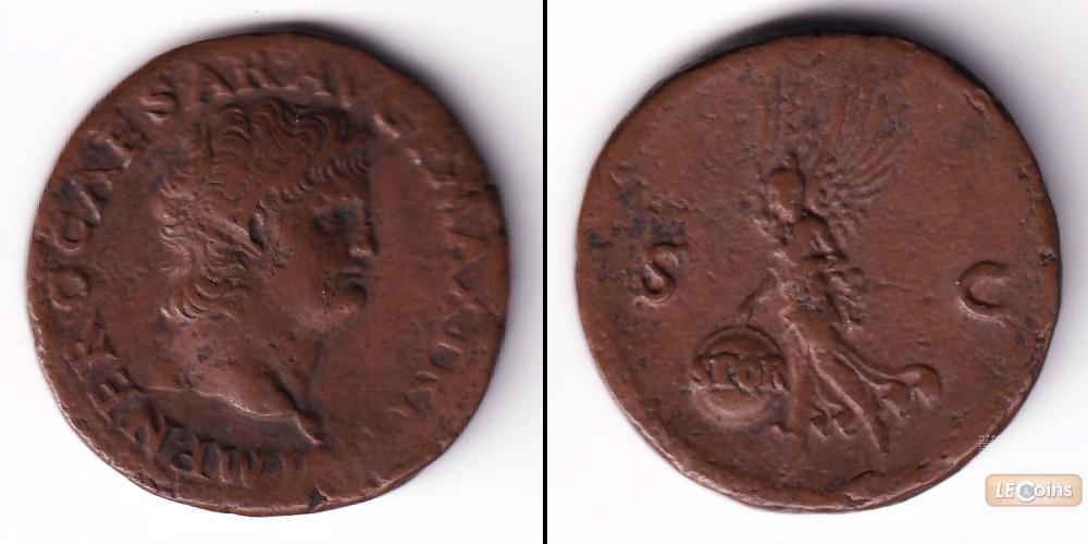 NERO Claudius Caesar  As  ss+  selten  [65-68]