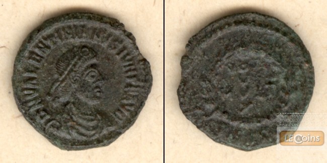 Flavius VALENTINIANUS II.  Kleinbronze  vz/ss-vz  selten  [378-383]