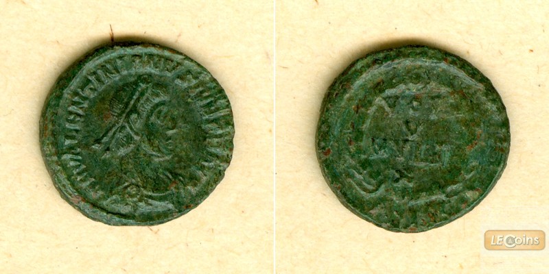Flavius VALENTINIANUS II.  AE4 Kleinbronze  ss-vz  selten  [378-383]