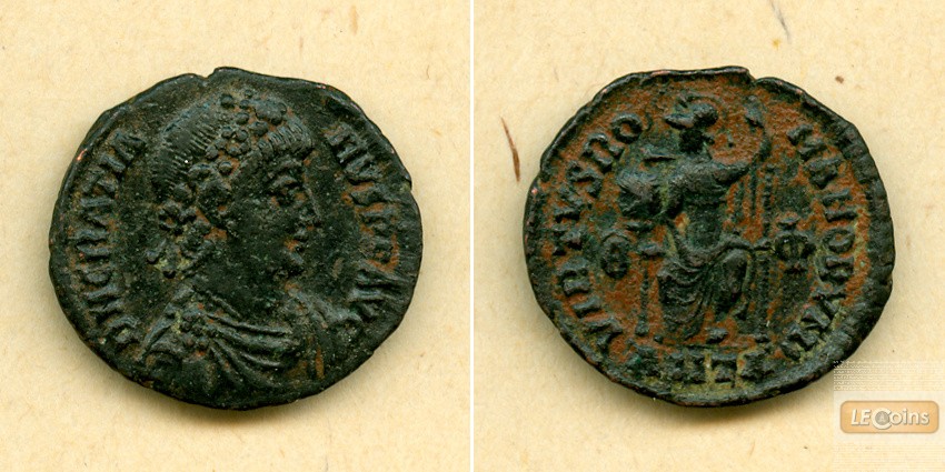 Flavius GRATIANUS  AE3 Kleinbronze  ss+  [378-383]