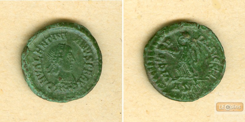 Flavius VALENTINIANUS II.  AE4 Kleinbronze  ss-vz  [384-387]