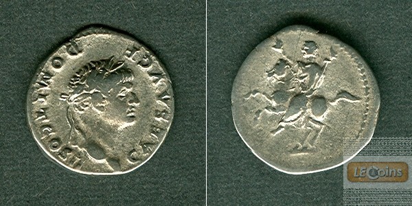 Titus Flavius DOMITIANUS  Denar  ss+  selten  [73]