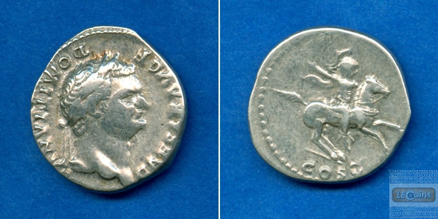 Titus Flavius DOMITIANUS  Denar  ss-vz  selten  [77-78]