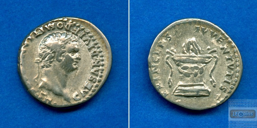 Titus Flavius DOMITIANUS  Denar  ss+/vz-  [80]