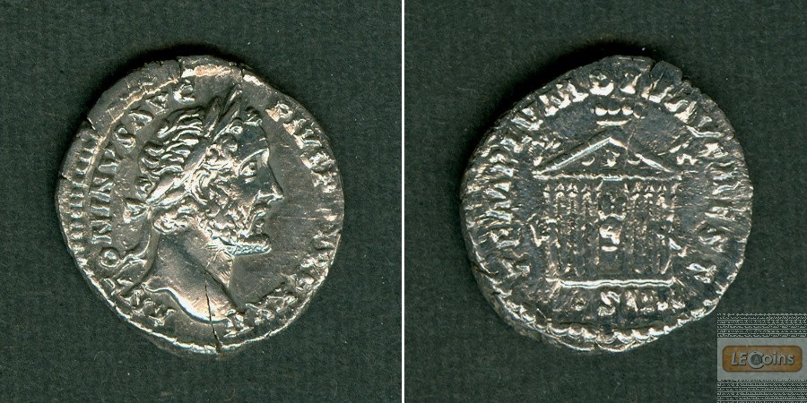 ANTONINUS PIUS  Denar  ss-vz  selten  [158-159]