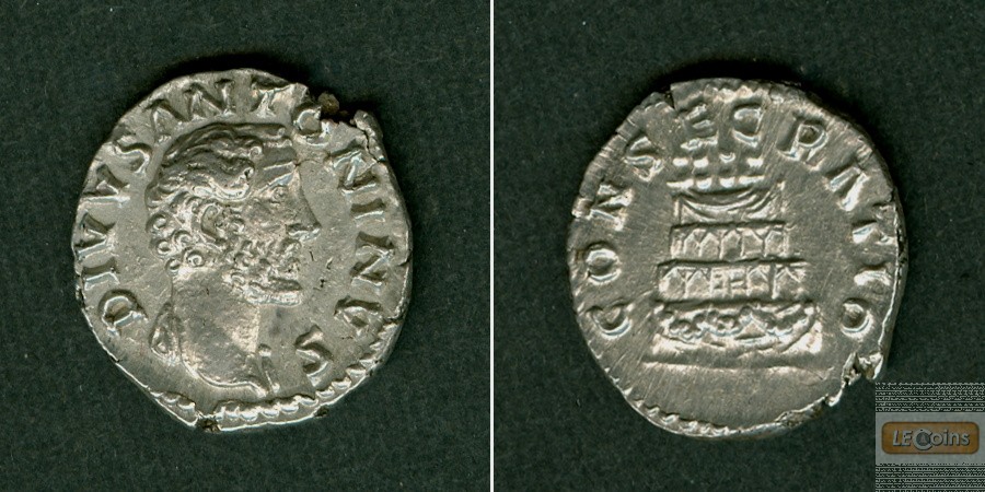 ANTONINUS PIUS  Denar  Divus  vz  [161-180]