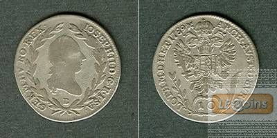 Österreich RDR 10 Kreuzer 1789 B (Ungarn)  s-ss/ss