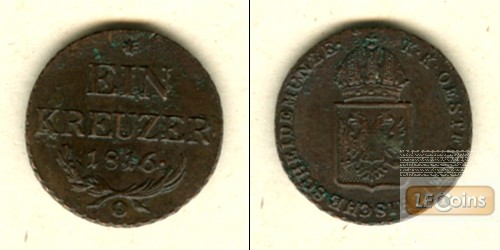 Österreich Ungarn Kaiserreich 1 Kreuzer 1816 O  vz-  selten