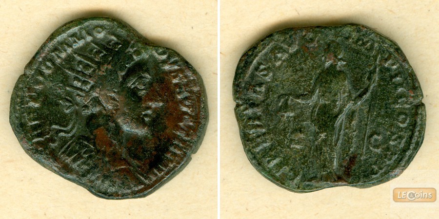 Lucius Aelius Aurelius COMMODUS  Dupondius  ss  [178]